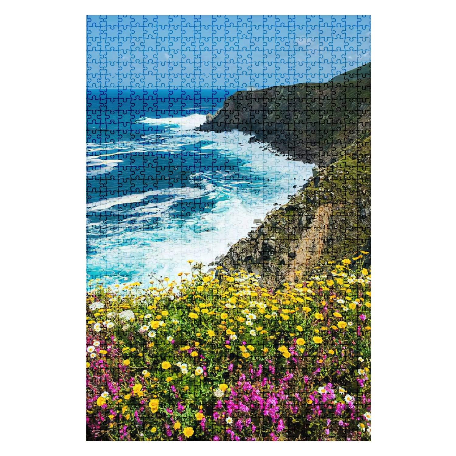 1000 Pieces Wooden Jigsaw Puzzle - Colorful Cabo Estaca de Bares Landscape, Fun & Challenging Adult Puzzle for Home Decor, DIY Educational Game Toy Gift for Adults & Kids | Perfect for Family Game Night, Stress Relief & Home Decoration