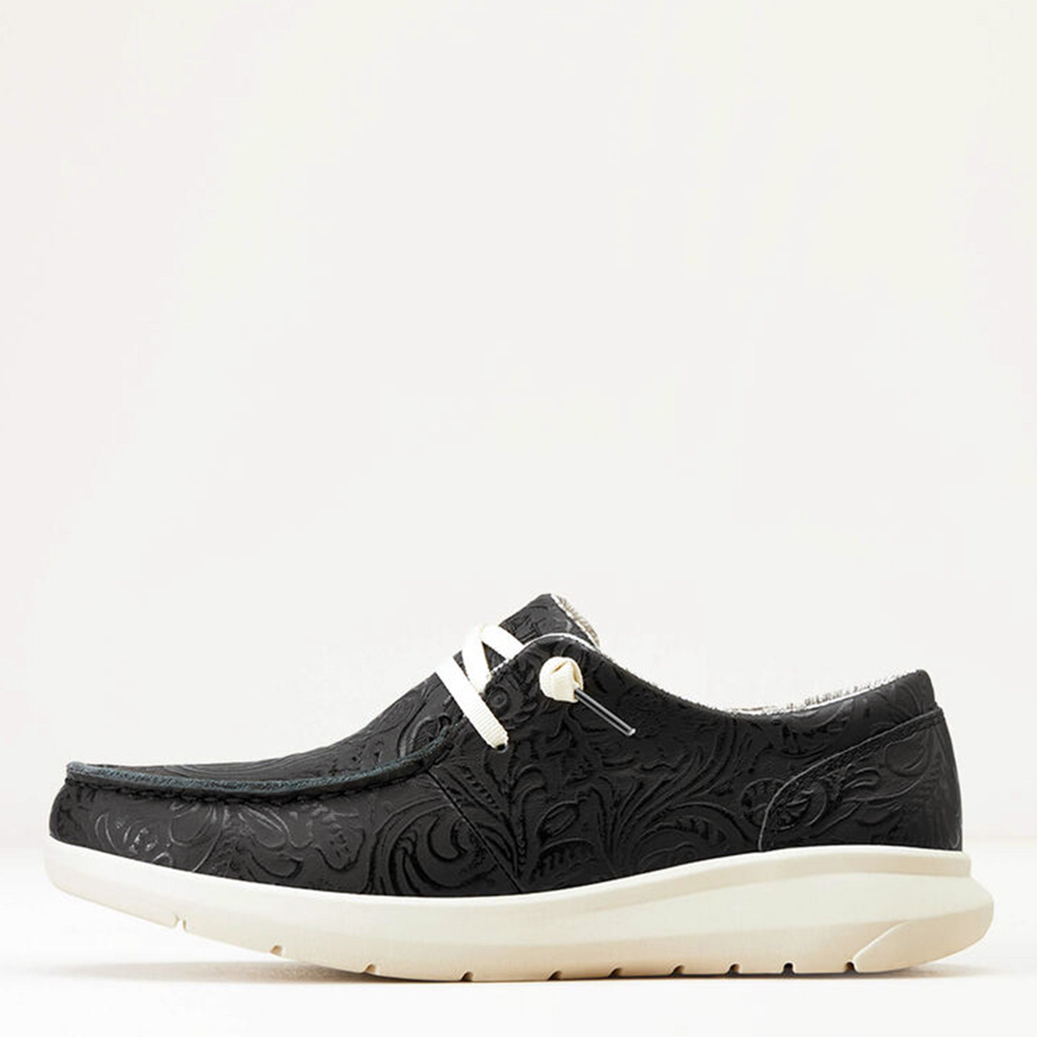 Ariat Women's Black Embossed Casual Shoes - Comfortable & Stylish Western Boots for Everyday Wear, Work & Outdoor Activities