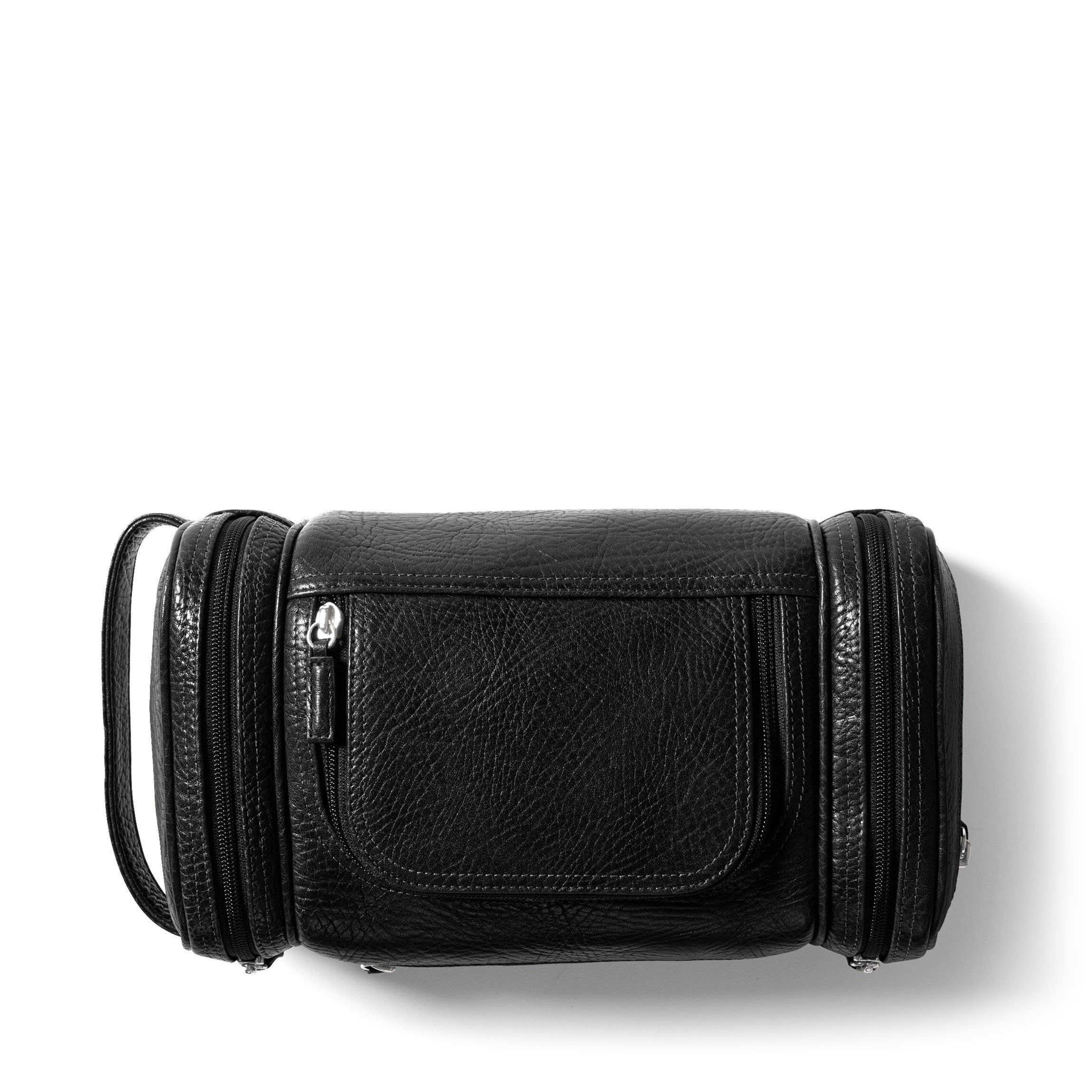 Premium Multi-Pocket Travel Toiletry Bag for Men & Women - Waterproof Ebony Cosmetic Organizer for Bathroom, Gym, Camping & Air Travel