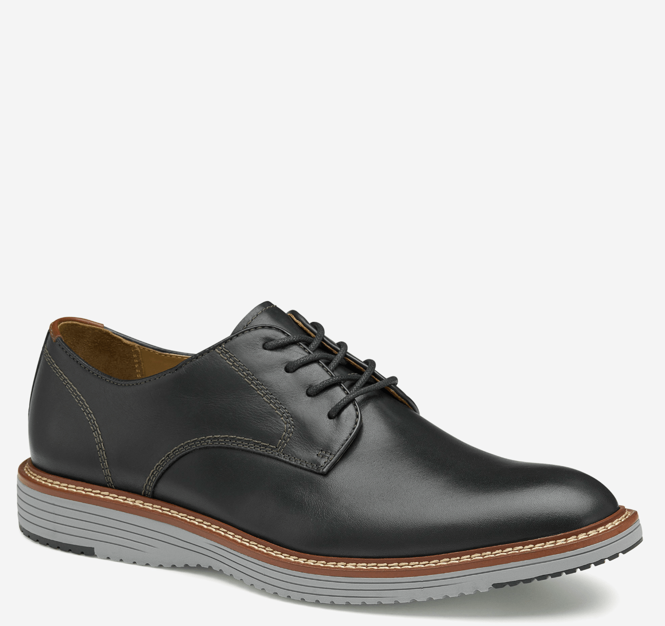 Upton Plain Toe Oxford Shoes for Men - Classic Comfortable Business Dress Shoes - Perfect for Office, Wedding & Formal Occasions
