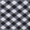 Vintage Black & White Gingham Ruffled Swim Bottoms - Retro High Waisted Bikini Bottom for Women, Perfect for Beach Vacations & Pool Parties