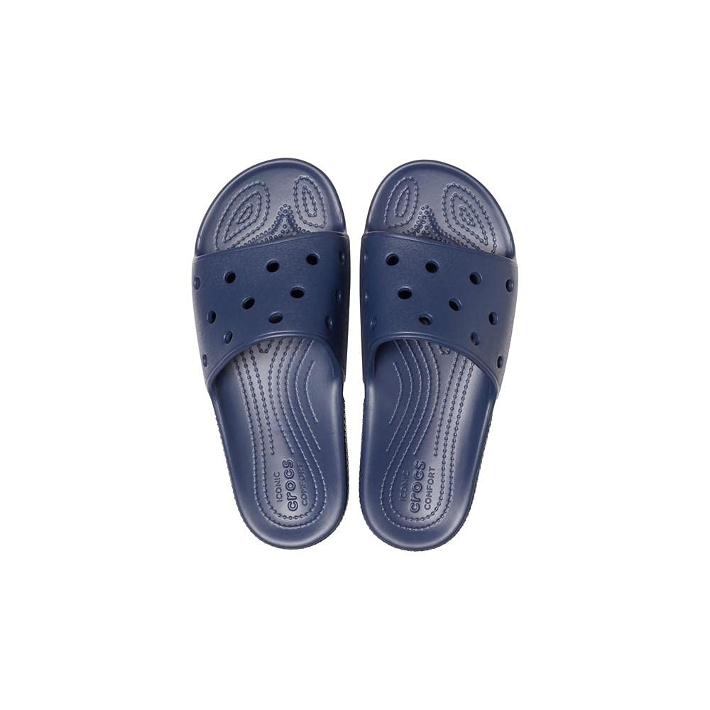 Crocs Unisex-Adult Classic Slide Sandals - Comfortable Waterproof Slip-On Shoes for Men & Women - Perfect for Beach, Pool, and Indoor Use