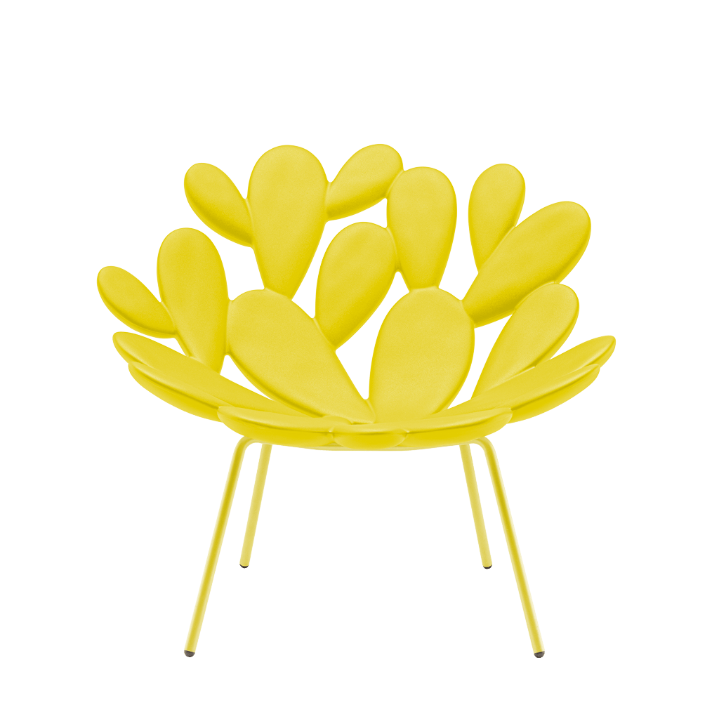Qeeboo Filicudi Armchair - Modern Designer Lounge Chair for Living Room, Bedroom & Office - Stylish Seating for Home Decor & Interior Design