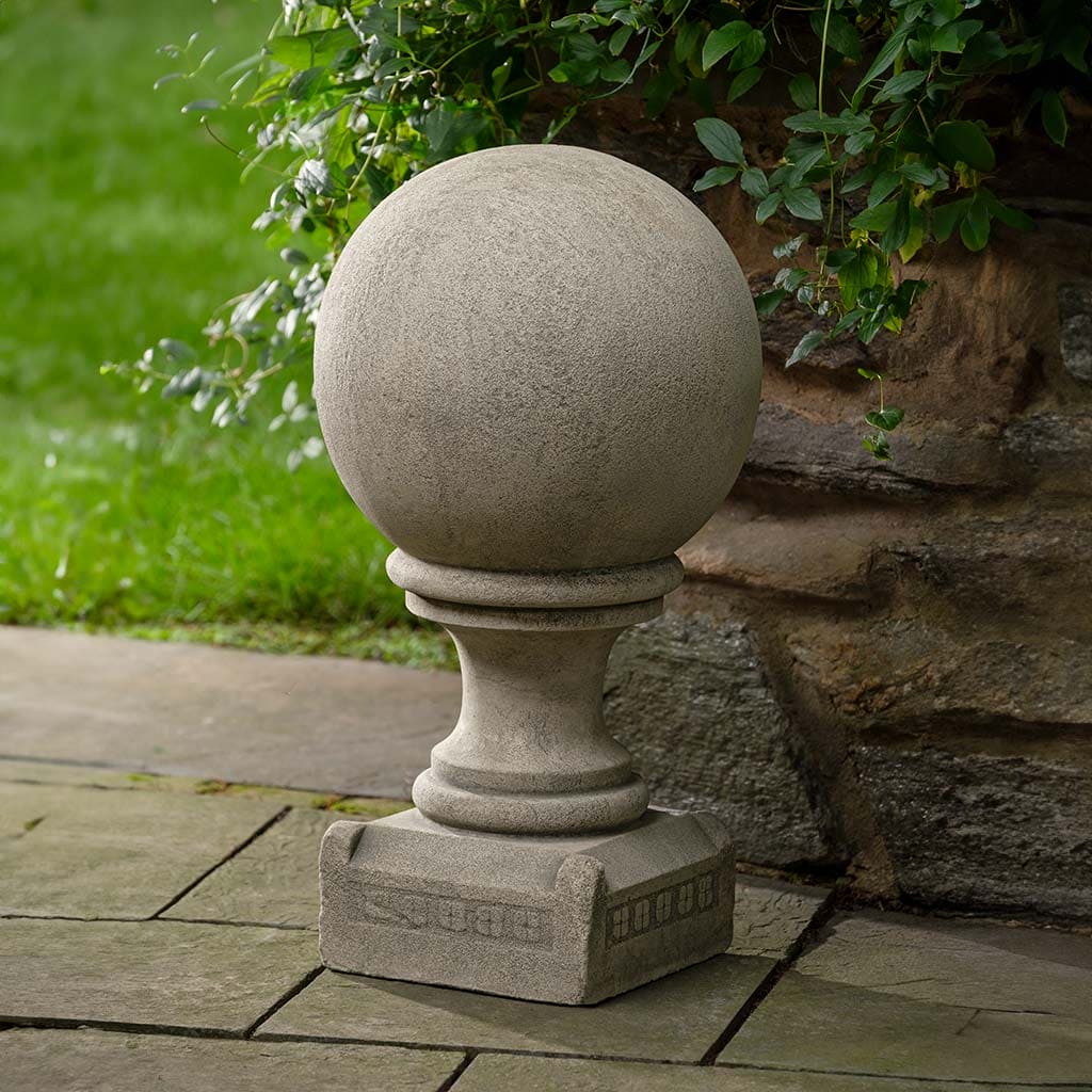 Cliveden Finial Garden Statue by Campania International - Elegant Outdoor Decor for Patio, Lawn & Garden Landscaping
