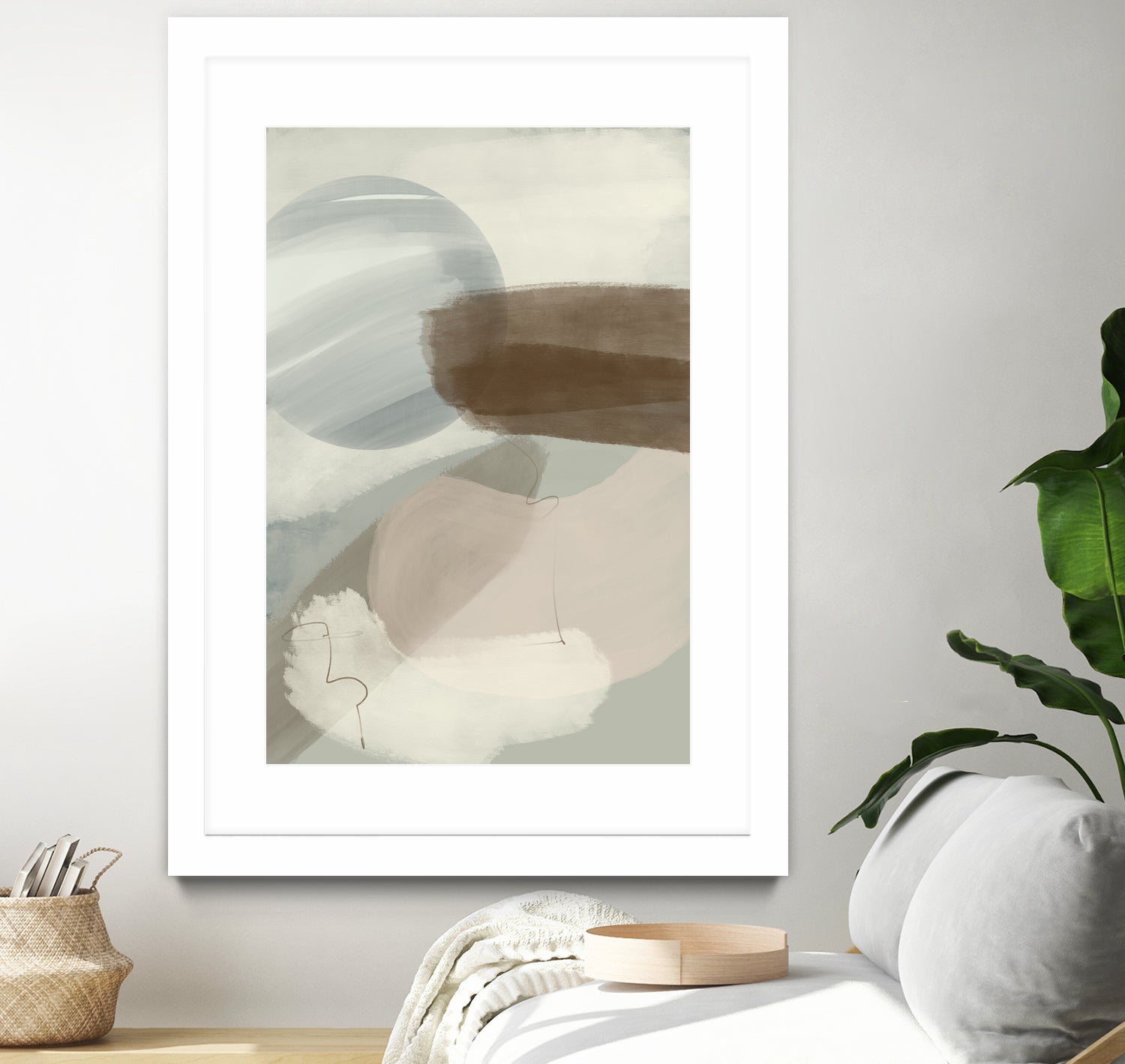 Abstract 01 Wall Art - Modern Canvas Painting for Home & Office Decor - Perfect for Living Room, Bedroom, and Workspace Aesthetics