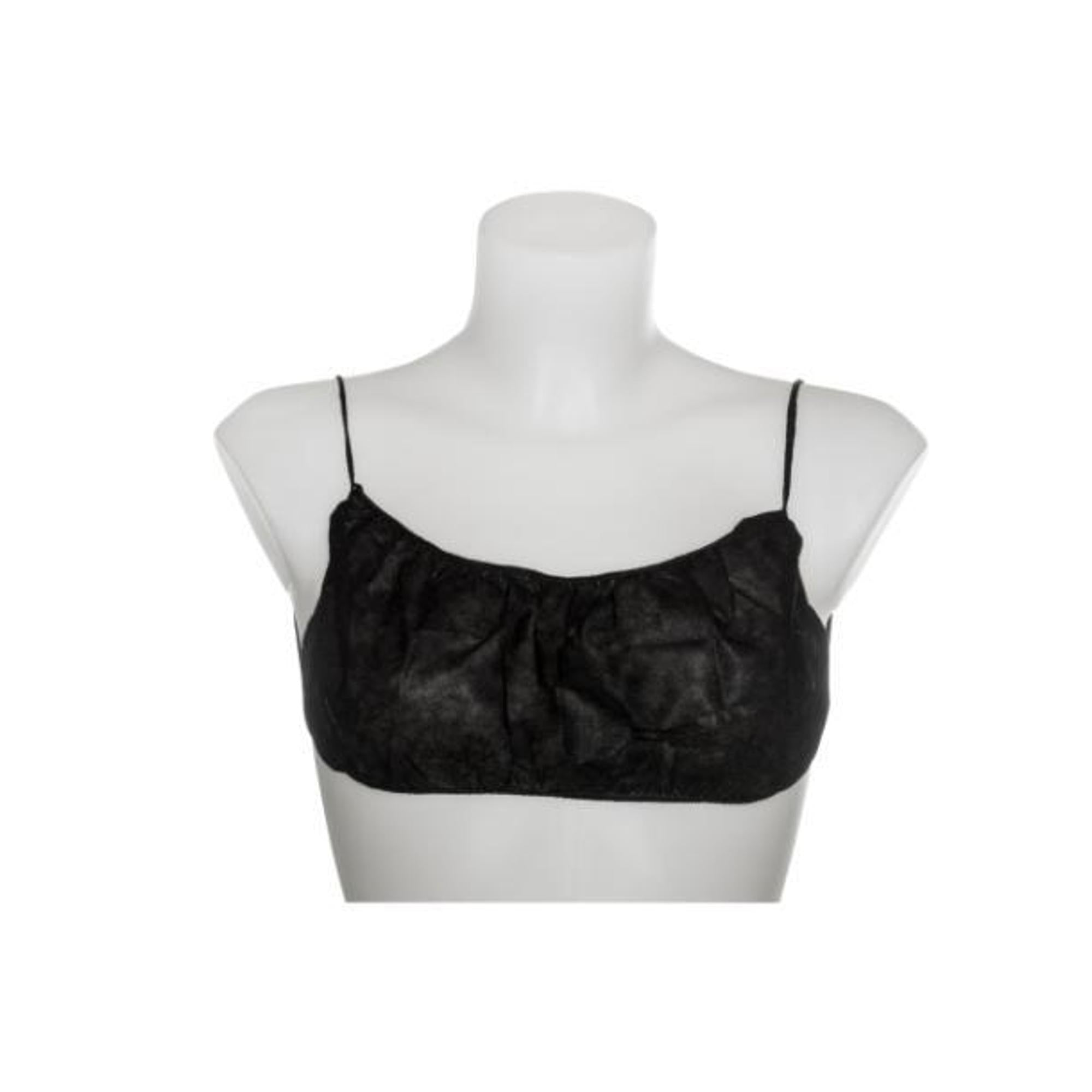 Disposable Backless Bras - 100 Pack, Black - Adhesive Strapless Bra for Women - Perfect for Backless Dresses, Wedding Gowns & Formal Wear