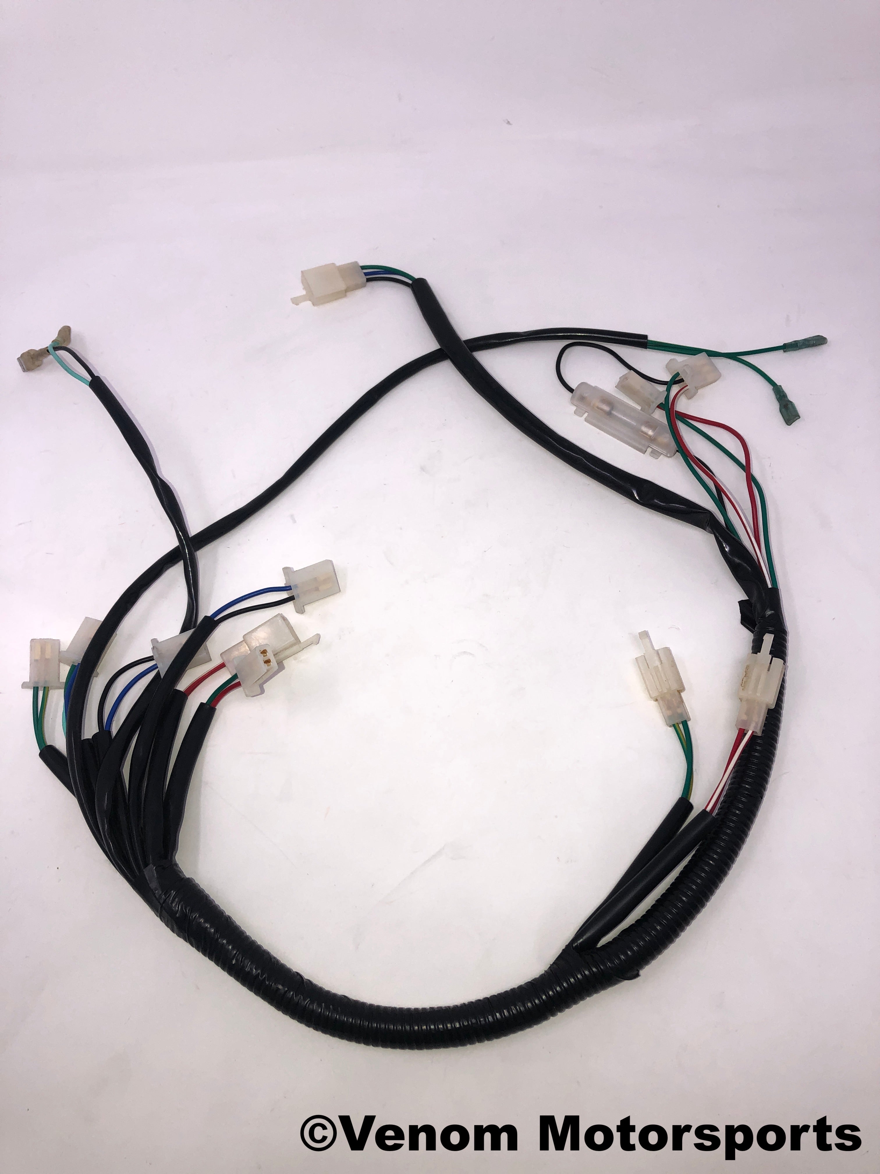 Venom 1500W ATV Replacement Wiring Harness Kit - Durable Electrical Connector for Off-Road Vehicles & Powersports (Perfect for ATV Repair, Maintenance & Upgrades)