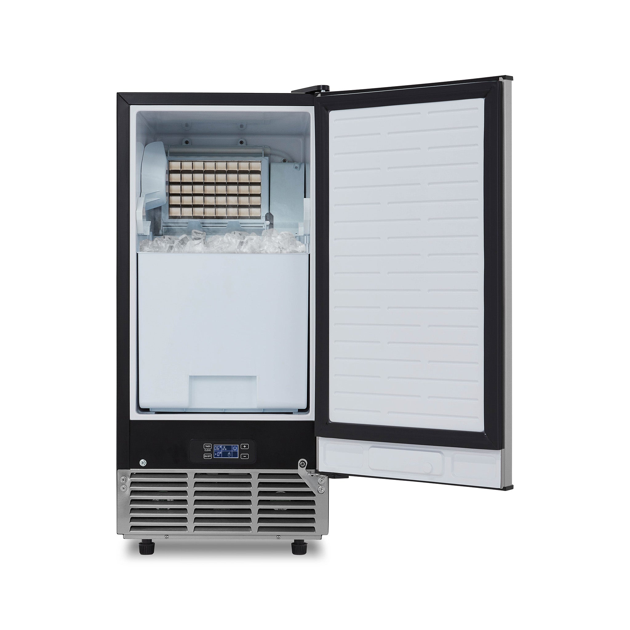 Newair® Undercounter Ice Maker for Home - 80 lbs/day Clear Ice Production, Stainless Steel Design | Perfect for Kitchens, Bars, Offices & Entertaining