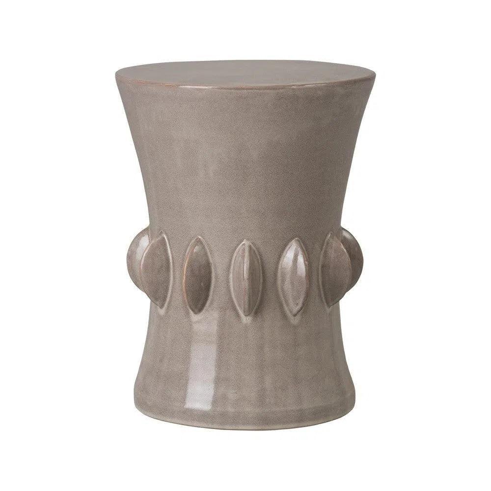 22.5 Inch Jewel Outdoor Decorative Garden Stool - Weather-Resistant Patio Furniture for Poolside, Porch & Backyard Decor