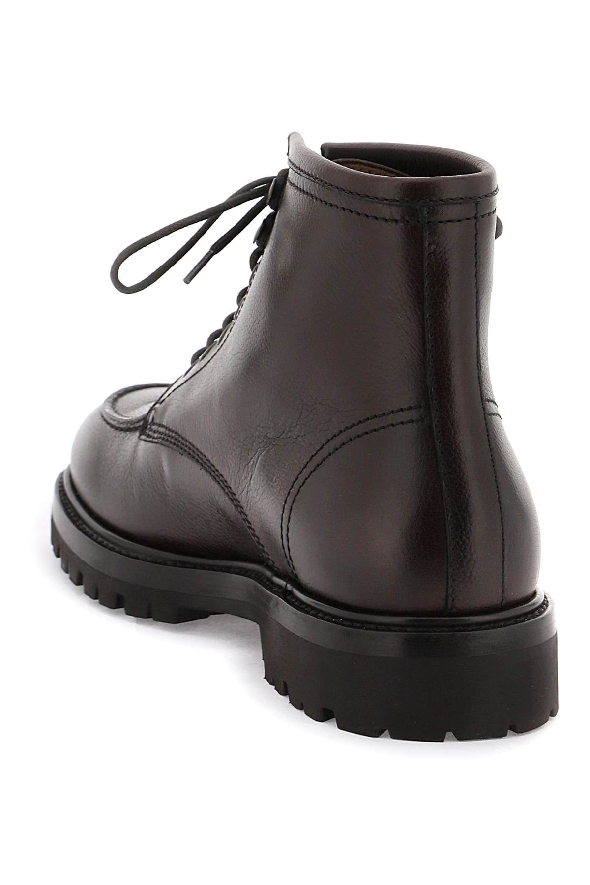 Brunello Cucinelli Genuine Leather Ankle Boots for Women - Stylish & Comfortable for Work, Travel & Everyday Wear