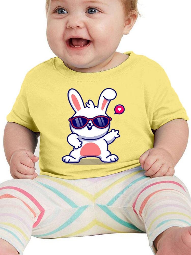 Stylish Rabbit Print T-Shirt for Babies - Soft & Comfortable Cotton Tee for Playtime & Casual Outings