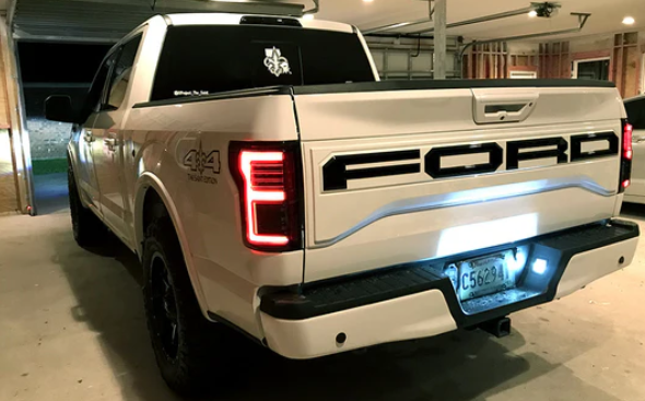 Ford F-150 SVT Raptor 2017-2020 Smoked OLED Tail Lights - Upgrade for Enhanced Style & Night Visibility | Perfect for Off-Roading & Truck Customization