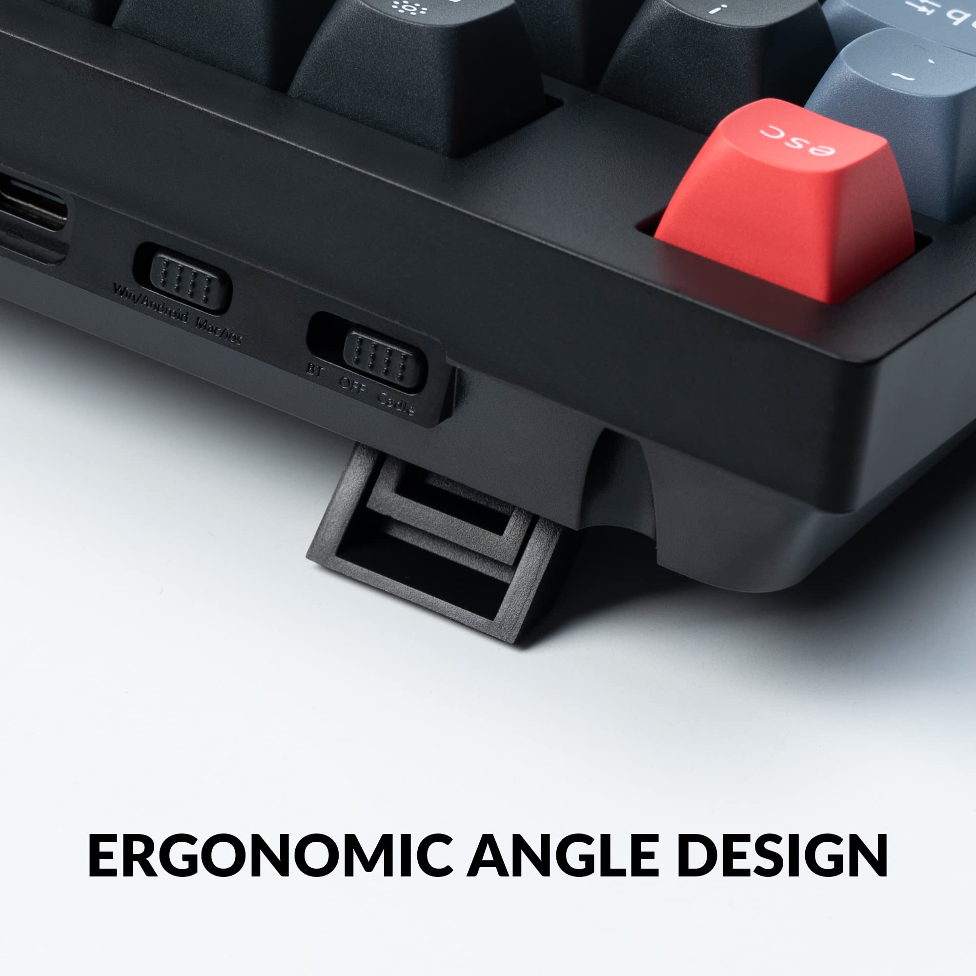 Keychron K10 Pro Wireless Custom Mechanical Keyboard - Full-Size QMK/VIA Programmable, Bluetooth/Wired RGB Backlit, Hot-Swappable with K Pro Red Switches for Mac/Windows/Linux - Perfect for Gaming, Coding & Office Work