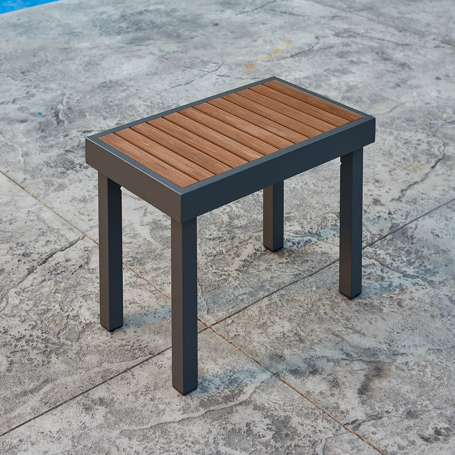The Outdoor Greatroom Company Kenwood Short Bench - Durable Outdoor Bench for Patio, Garden, and Backyard - Perfect for Relaxing, Entertaining, and Outdoor Gatherings