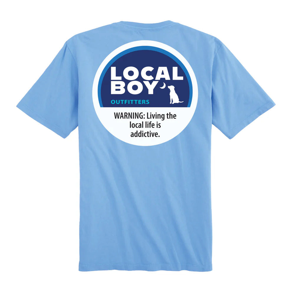 Local Boy Peppermint Graphic T-Shirt for Men - Soft Cotton Casual Tee for Everyday Wear, Street Style & Outings