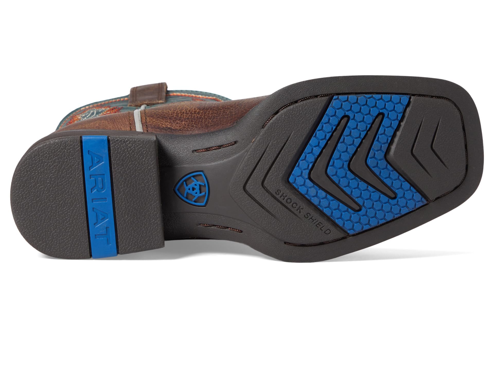 Ariat Unisex Kids' Wilder Western Boots - Durable Leather Cowboy Boots for Boys & Girls - Perfect for Rodeo, Horse Riding & Western Fashion
