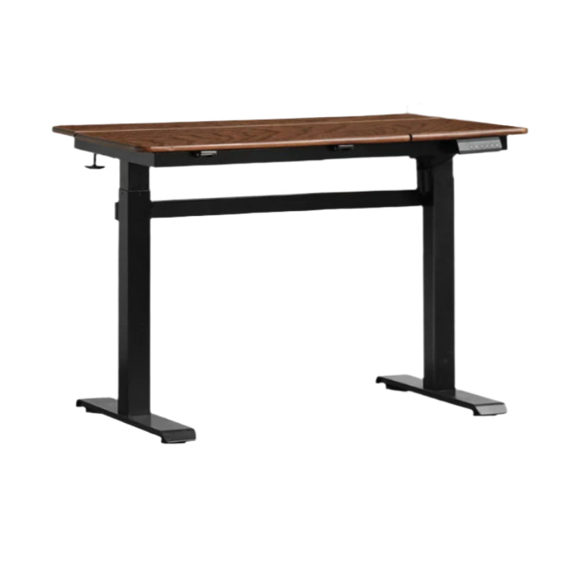 47.2x25.6x28.3-45.3 inch / 120x65x72-115 cm / walnut color / oak lifting table