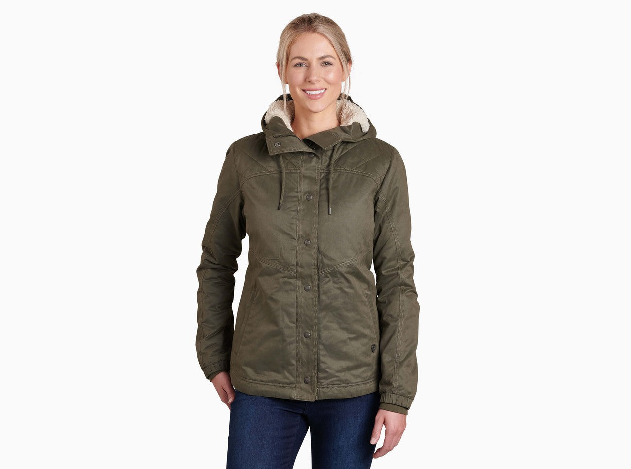 Kuhl Celeste Lined Hoody for Women - Soft Fleece-Lined Winter Jacket with Hood - Perfect for Hiking, Camping & Outdoor Adventures