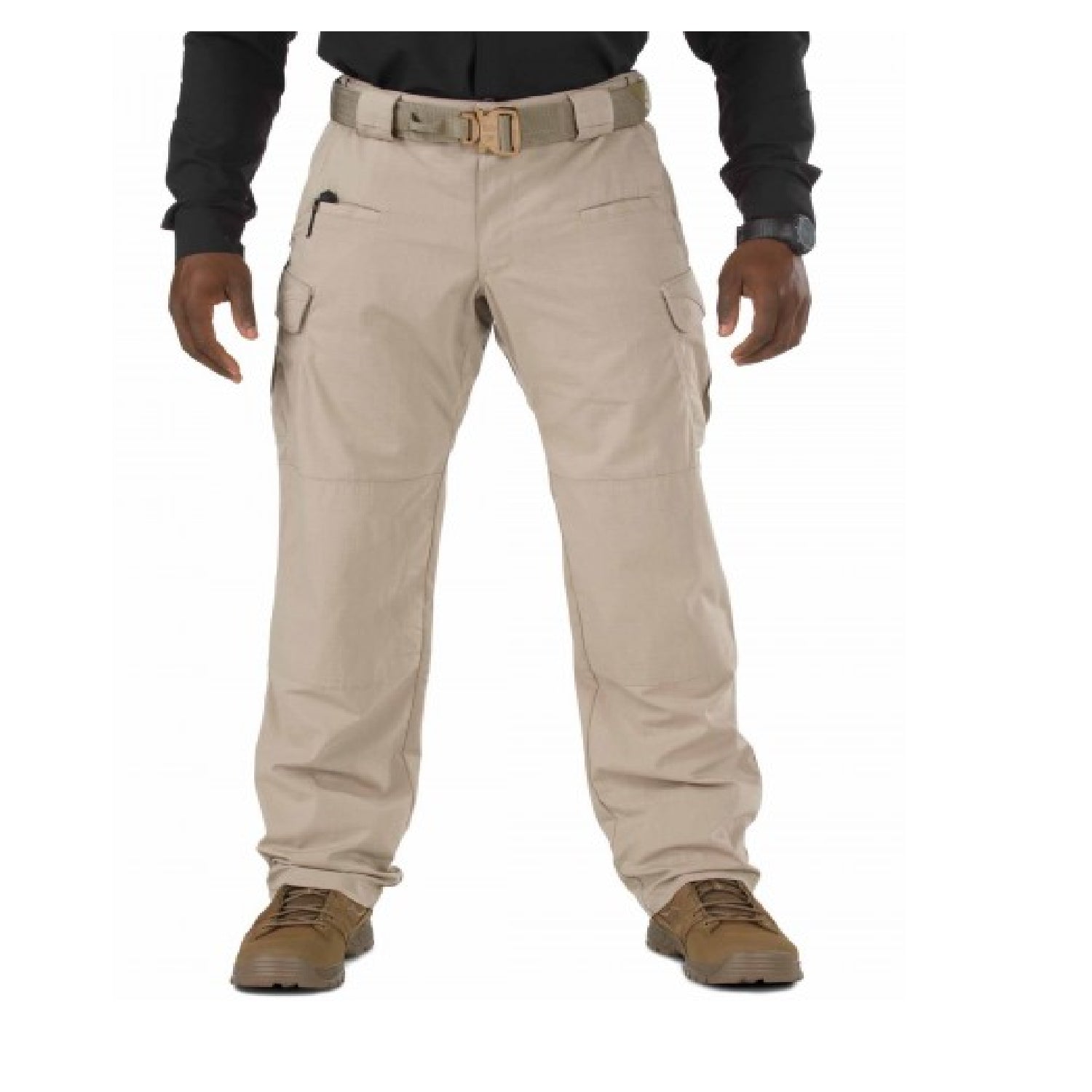 5.11 Tactical Stryke Pants for Men - Flex Tac Technology, Khaki Size 38x32 - Durable Tactical Work Pants for Outdoor, Hiking & Law Enforcement