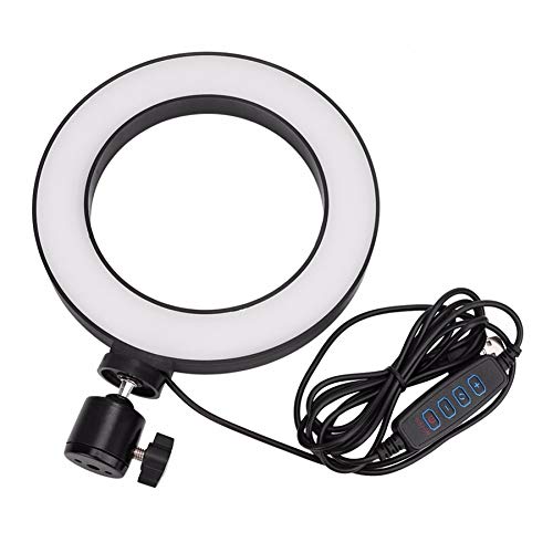Eighosee 6 Inch LED Ring Light with Stand - Dimmable Selfie Light with 3 Color Modes (Warm/White/Cool) for Phone, YouTube, TikTok, Makeup & Live Streaming - Perfect for Content Creators, Vloggers & Beauty Enthusiasts