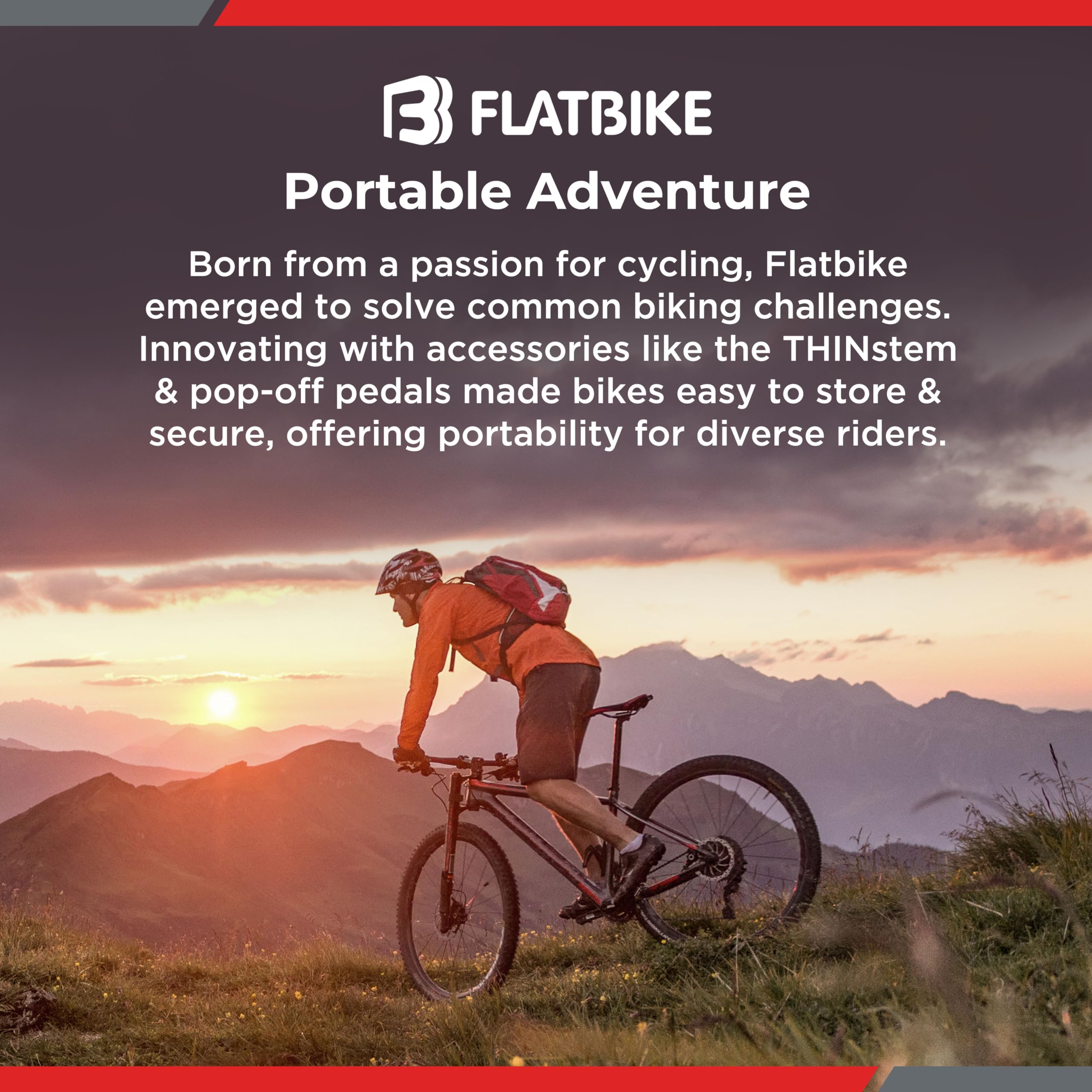 Flat Bike Pedals & 1