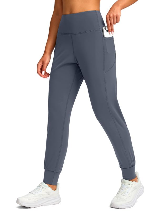 Viodia Women's High Waisted Jogger Pants with Pockets - Athletic Workout Yoga Sweatpants for Women, Tapered Fit - Perfect for Gym, Running, Lounge & Casual Wear