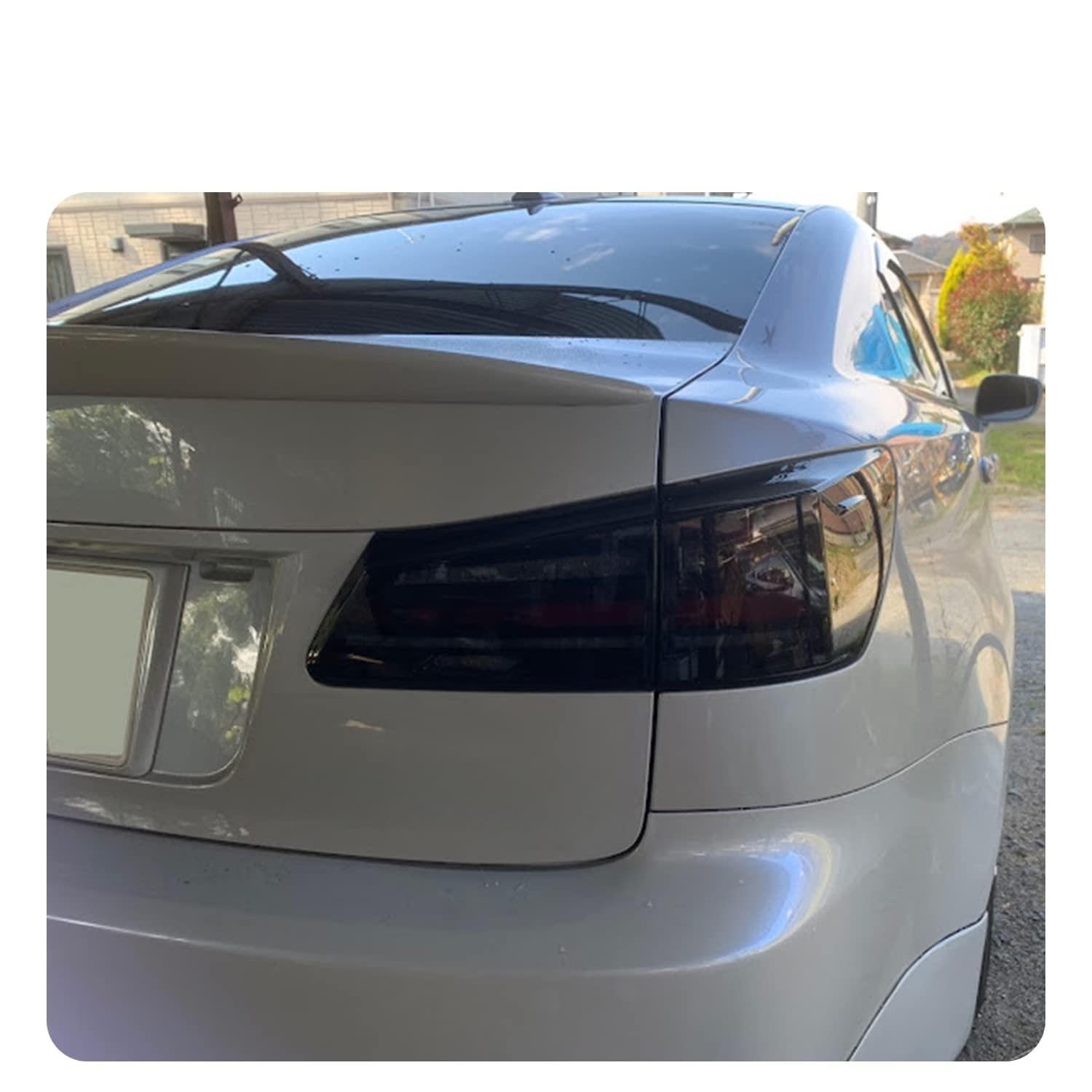 Lexus IS250 IS350 ISF LED Smoked Tail Lights (2006-2013) - Sequential Turn Signals & Start-Up Animation - Rear Lamp Assembly - Perfect for Night Driving & Car Customization