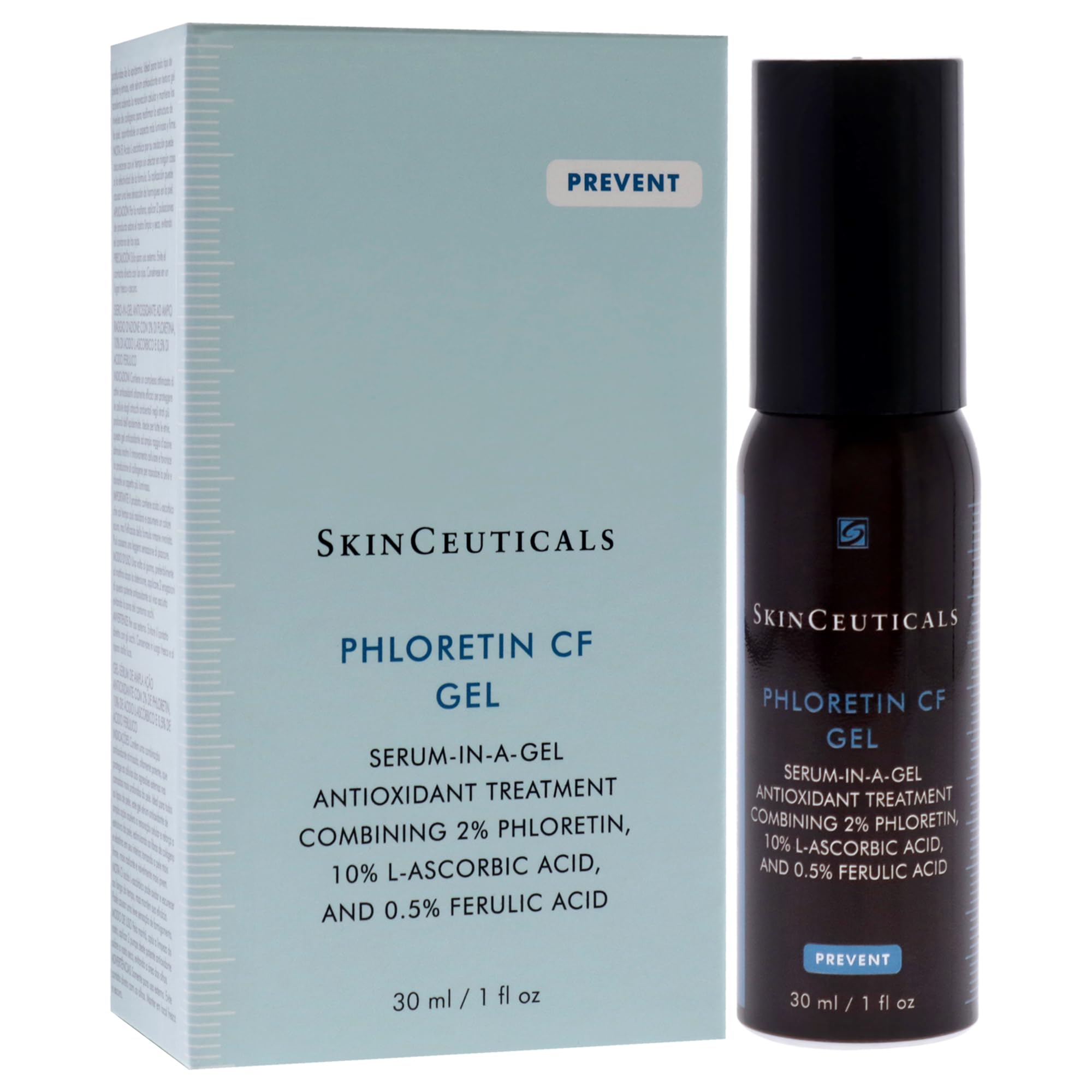 SkinCeuticals Phloretin CF Gel - Antioxidant Serum for Brightening & Anti-Aging - Perfect for Morning Skincare Routine & Sun Protection