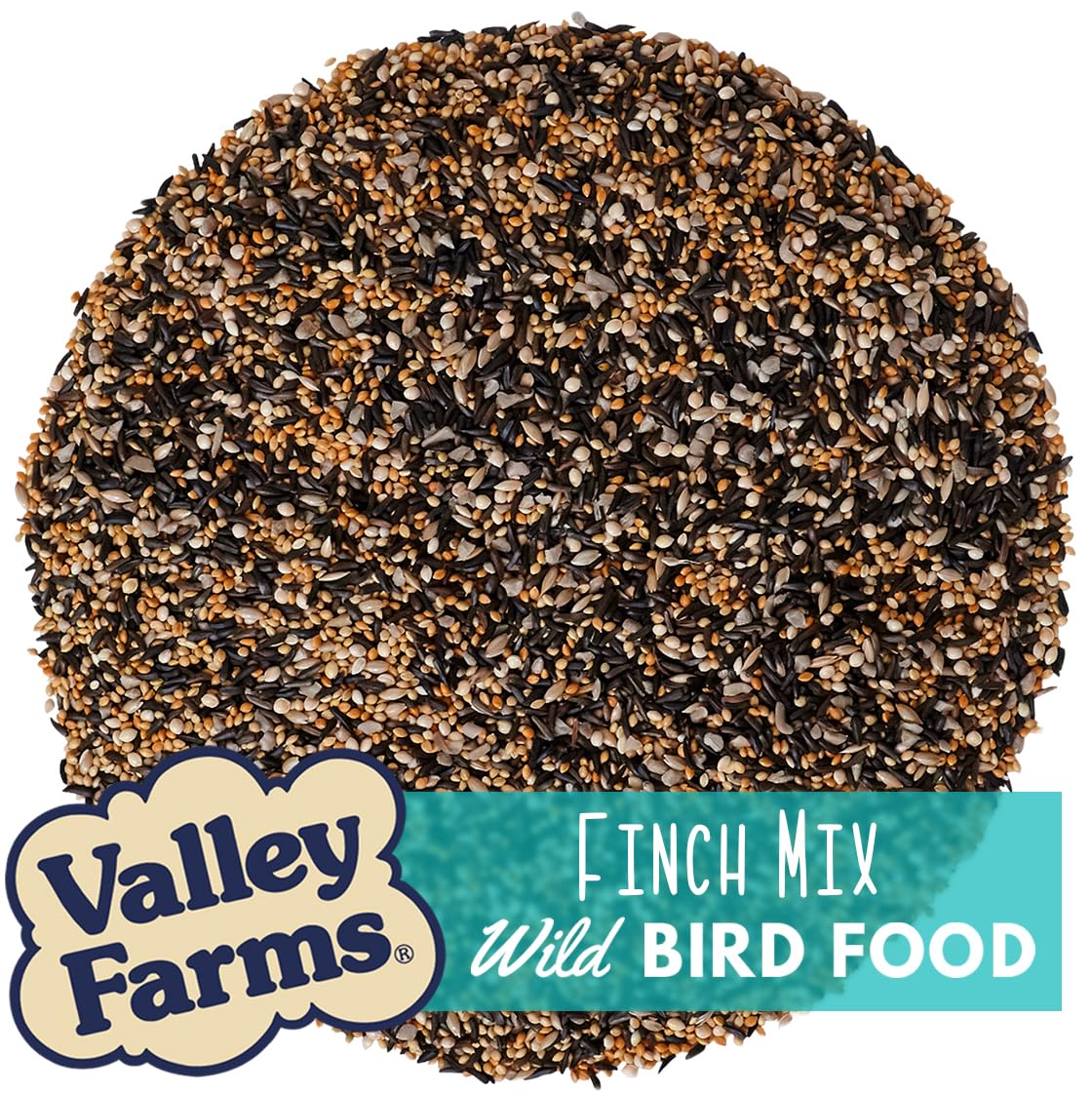 Premium Wild Finch Seed Mix - 4 LBS Nutritious Bird Food with Millet & Sunflower Hearts for Outdoor Feeders | Attracts Finches & Wild Birds | Perfect for Backyard Birdwatching & Garden Feeders