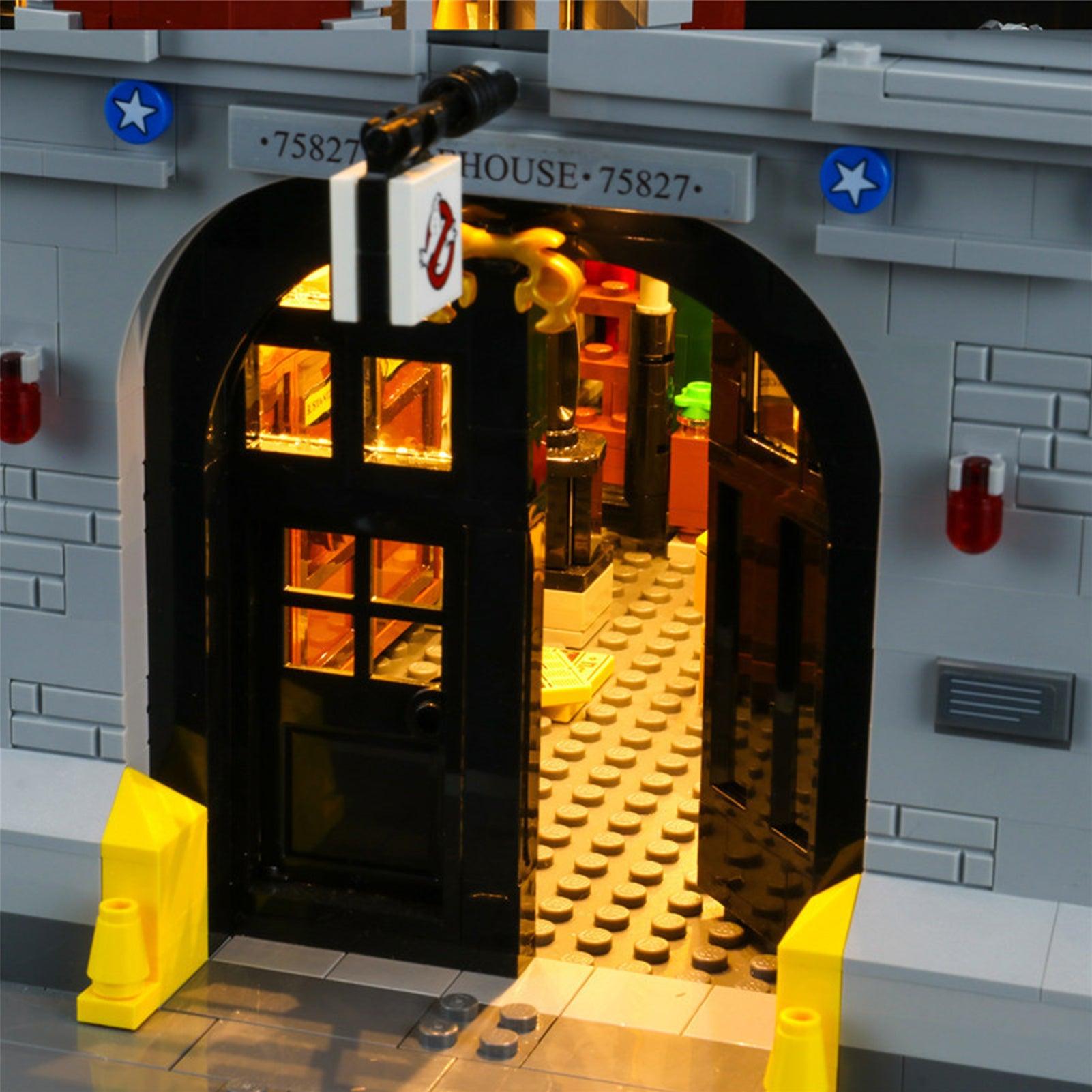 Best Light Kit for LEGO Ghostbusters Firehouse Headquarters 75827 - DIY Lighting Set for Enhanced Display & Nighttime Illumination