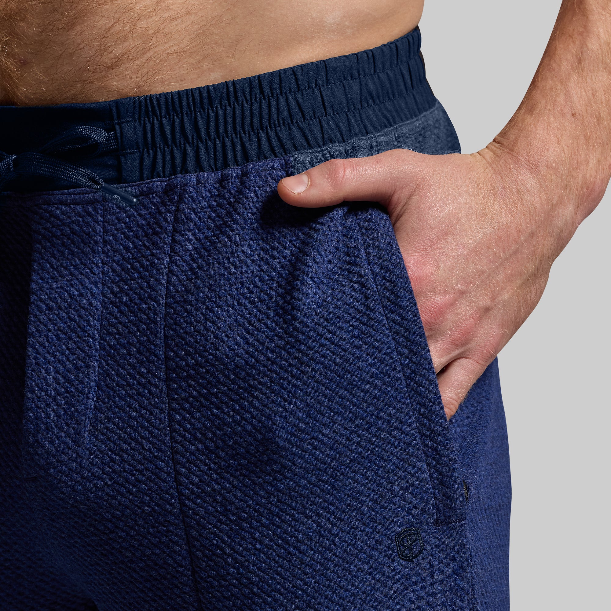 Men's Cloud Jogger Running Pants - Heather Midnight Blue Lightweight Athletic Joggers for Men | Perfect for Gym, Running, Travel & Lounge Wear
