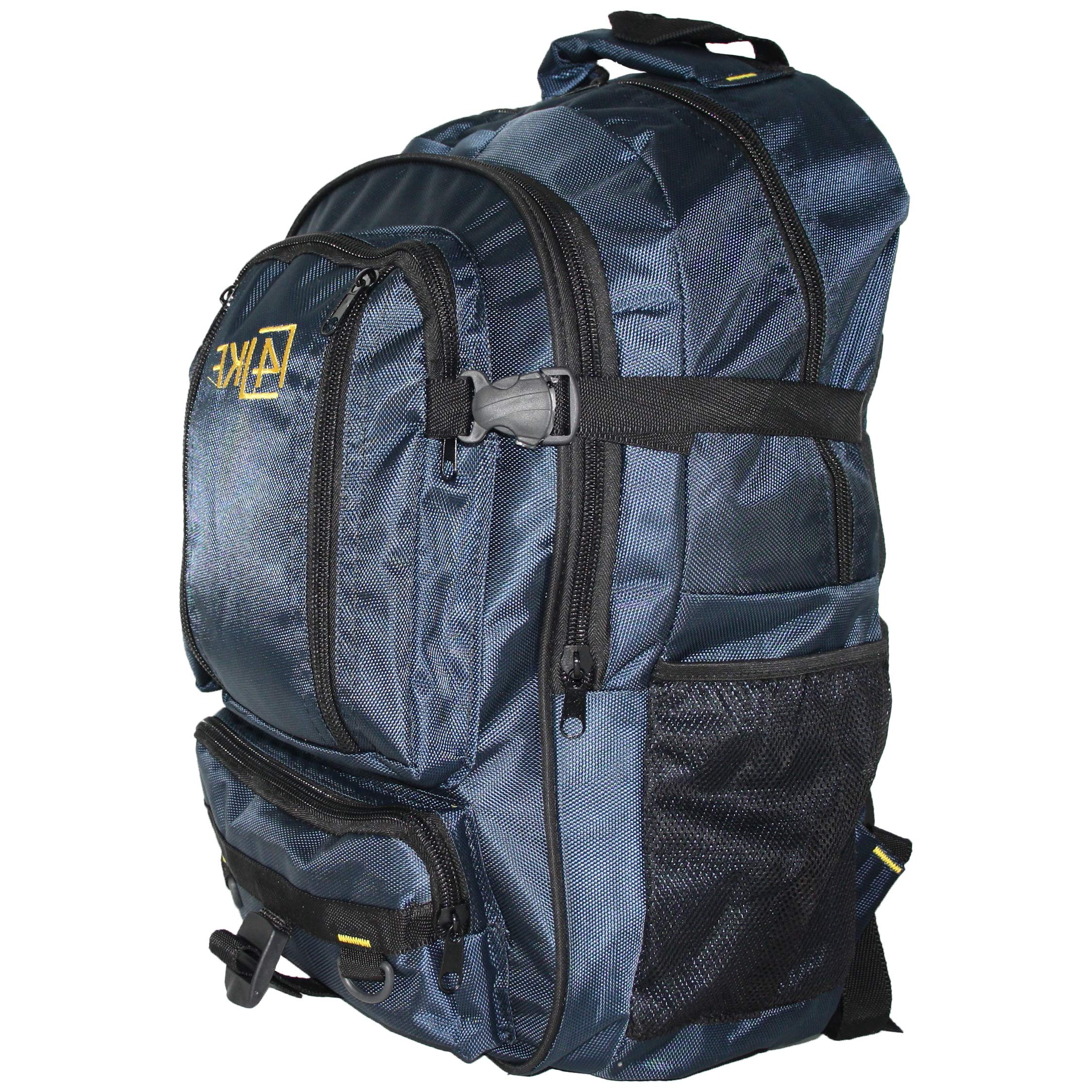 4K F Tactical Backpack for Men & Women - Large Military Assault Pack, Waterproof Hiking Backpack for Outdoor Survival, Hunting & Travel - Durable Bugout Bag in Navy Blue | Perfect for Camping, Hiking & Emergency Preparedness