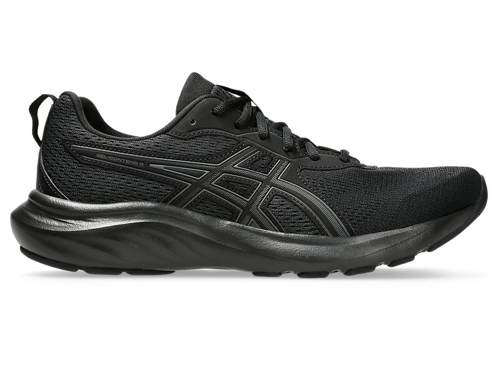 ASICS Women's GEL-CONTEND 9 Running Shoes - Triple Black | Lightweight Cushioned Sneakers for Women | Perfect for Jogging, Gym Workouts & Daily Walking