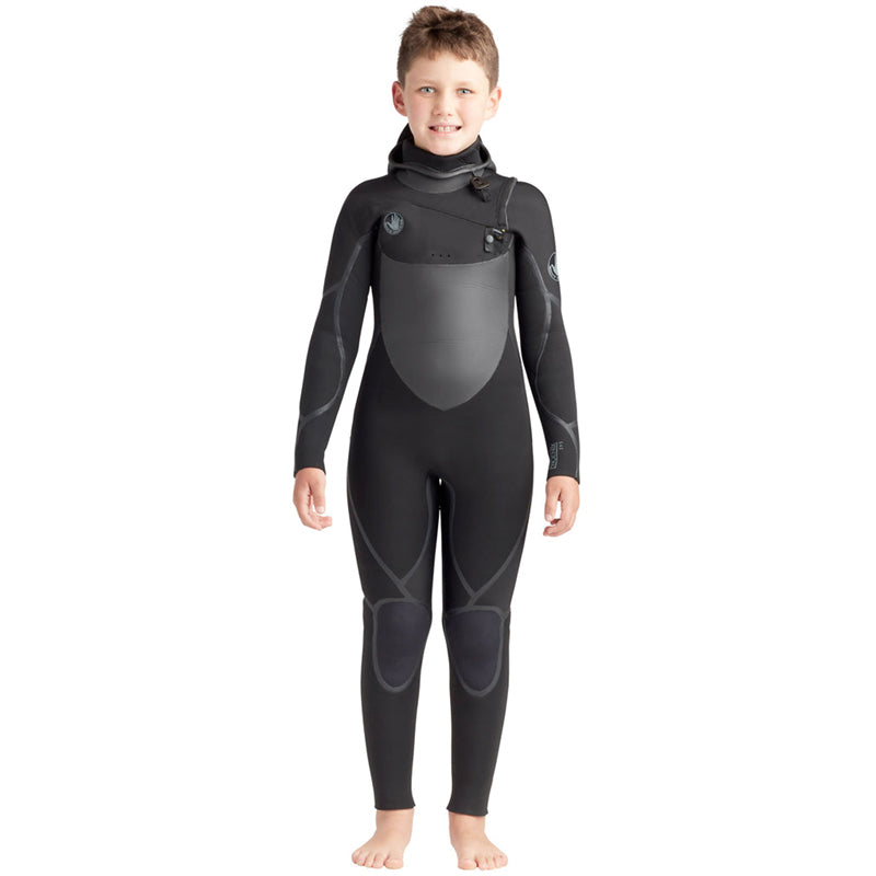 Body Glove Youth Phoenix 5/4/3mm Wetsuit with Hood - Kids' Full Wetsuit for Surfing, Diving & Cold Water Activities