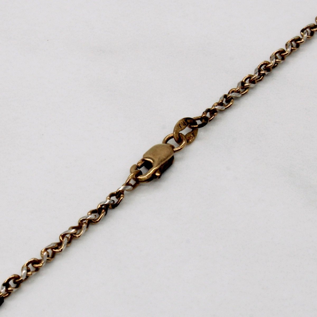 10K Yellow Gold Chain Necklace for Women - 18 Inch Solid Gold Rope Chain - Perfect for Layering, Gifting & Everyday Wear