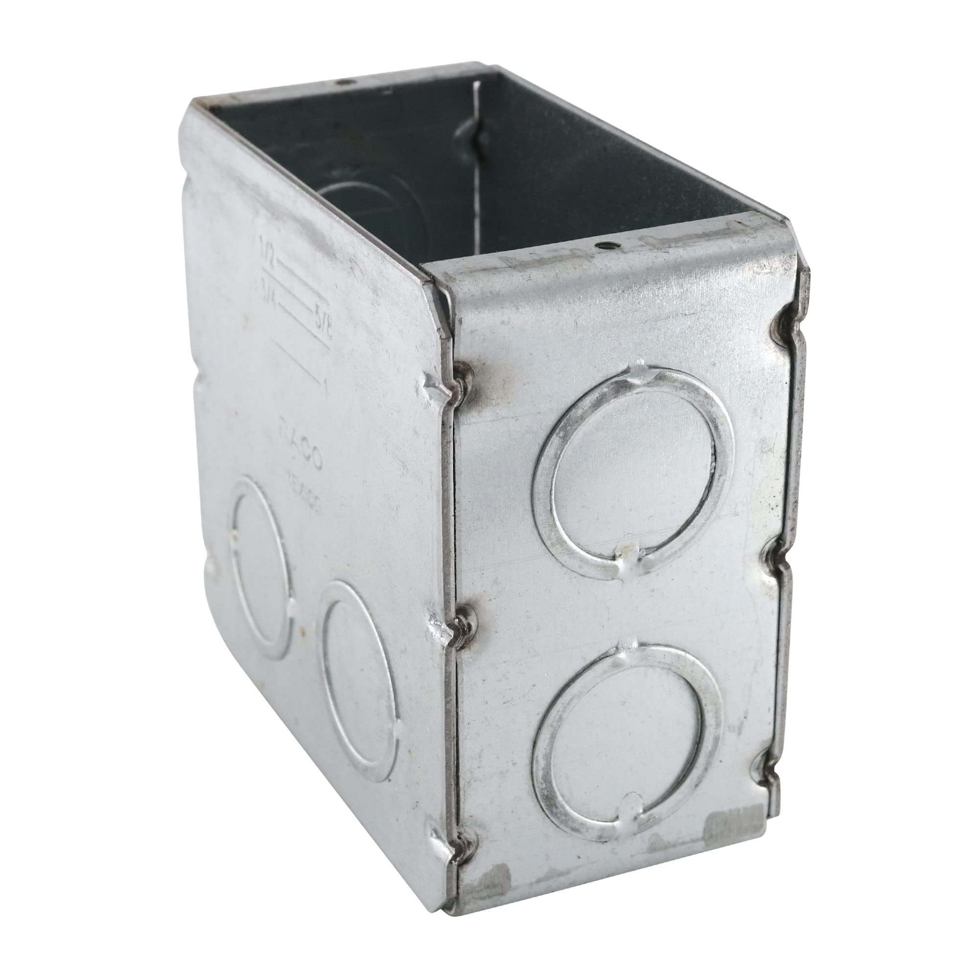 1 Gang Weatherproof Electrical Box for Masonry - Heavy Duty Outdoor Electrical Enclosure for Wiring and Switches (Ideal for Outdoor Lighting, Security Systems & Garden Power)