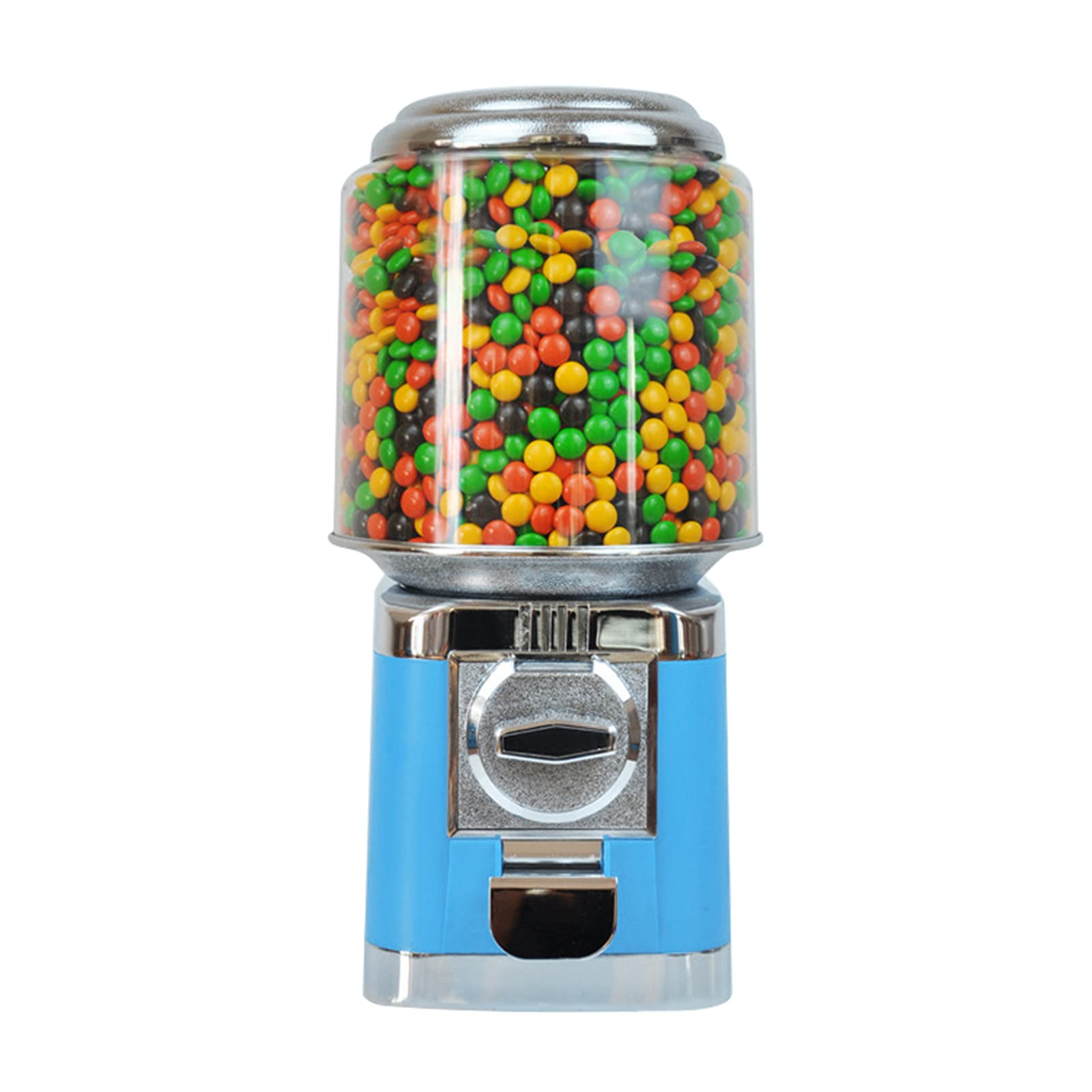 Commercial Mini Candy Vending Machine - Automatic 32mm Candy & Chocolate Bean Dispenser - Toy Vending Machine (Blue) - Perfect for Retail Stores, Arcades & Birthday Parties