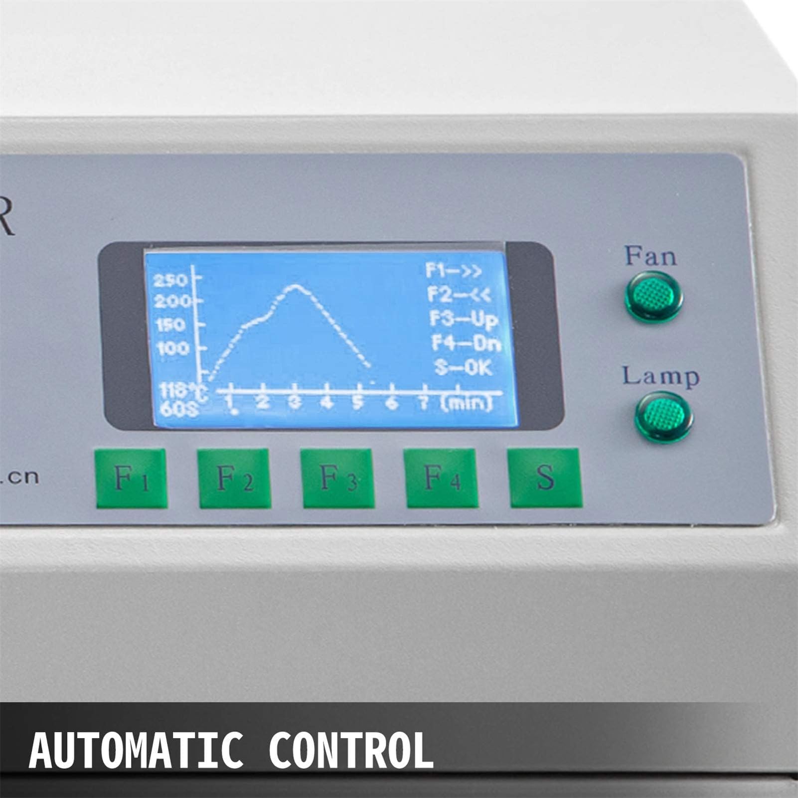 T-962A 1500W Large Body Intelligent Reflow Oven with Hot Air Circulation - Professional SMT Soldering Machine for PCB Assembly, Prototyping & Production Line | Perfect for Electronics Manufacturing, DIY Projects & Repair Workshops