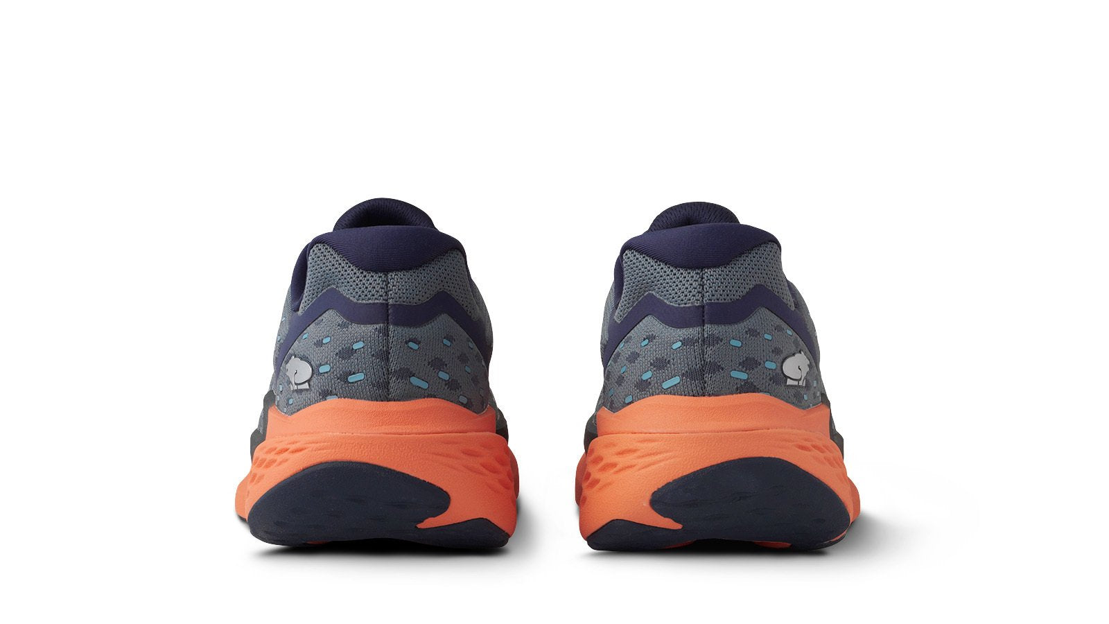 Men's Mestari Run Stormy Weather / Tangerine Running Shoes - Lightweight & Breathable for Jogging, Gym Workouts & Outdoor Activities