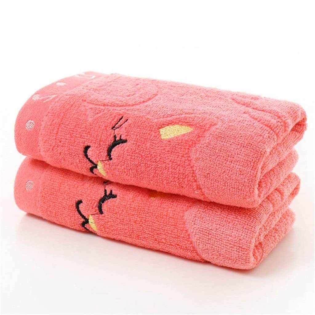 Soft Cotton Baby Washcloth for Newborn & Infant - Gentle Bathing & Shower Towel, Handkerchief, Red (Perfect for Bath Time, Face Cleaning & Delicate Skin Care)