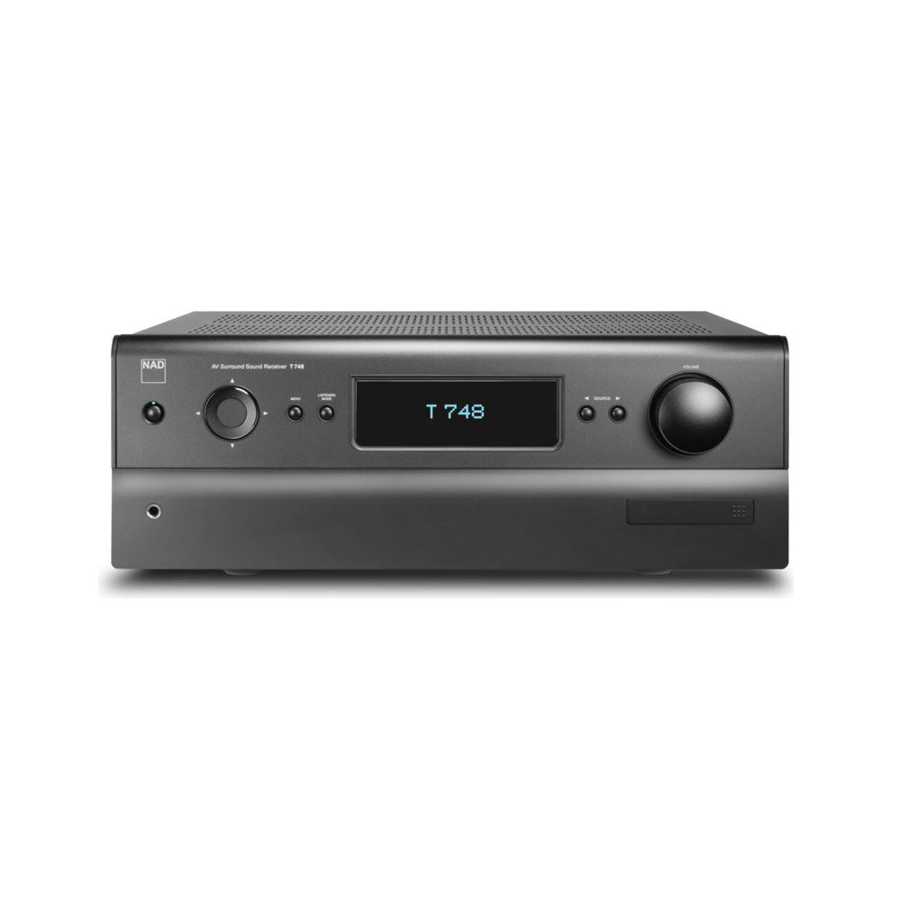 T 748 V2 AV Surround Sound Receiver - 7.2 Channel Home Theater System with 4K HDR, Dolby Atmos, and Bluetooth - Perfect for Movies, Gaming, and Music Streaming