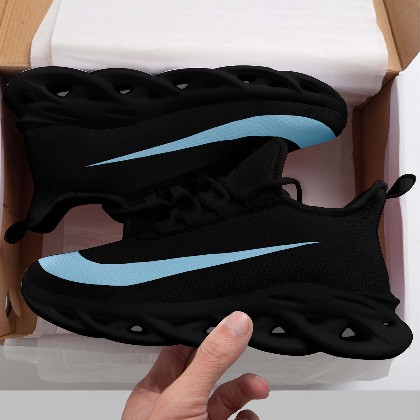 Custom Maxsoul Personalized Sneakers - Breathable Lightweight Running Shoes for Men & Women (Style FN003 E020109, Size 13) - Perfect for Jogging, Gym Workouts & Casual Wear