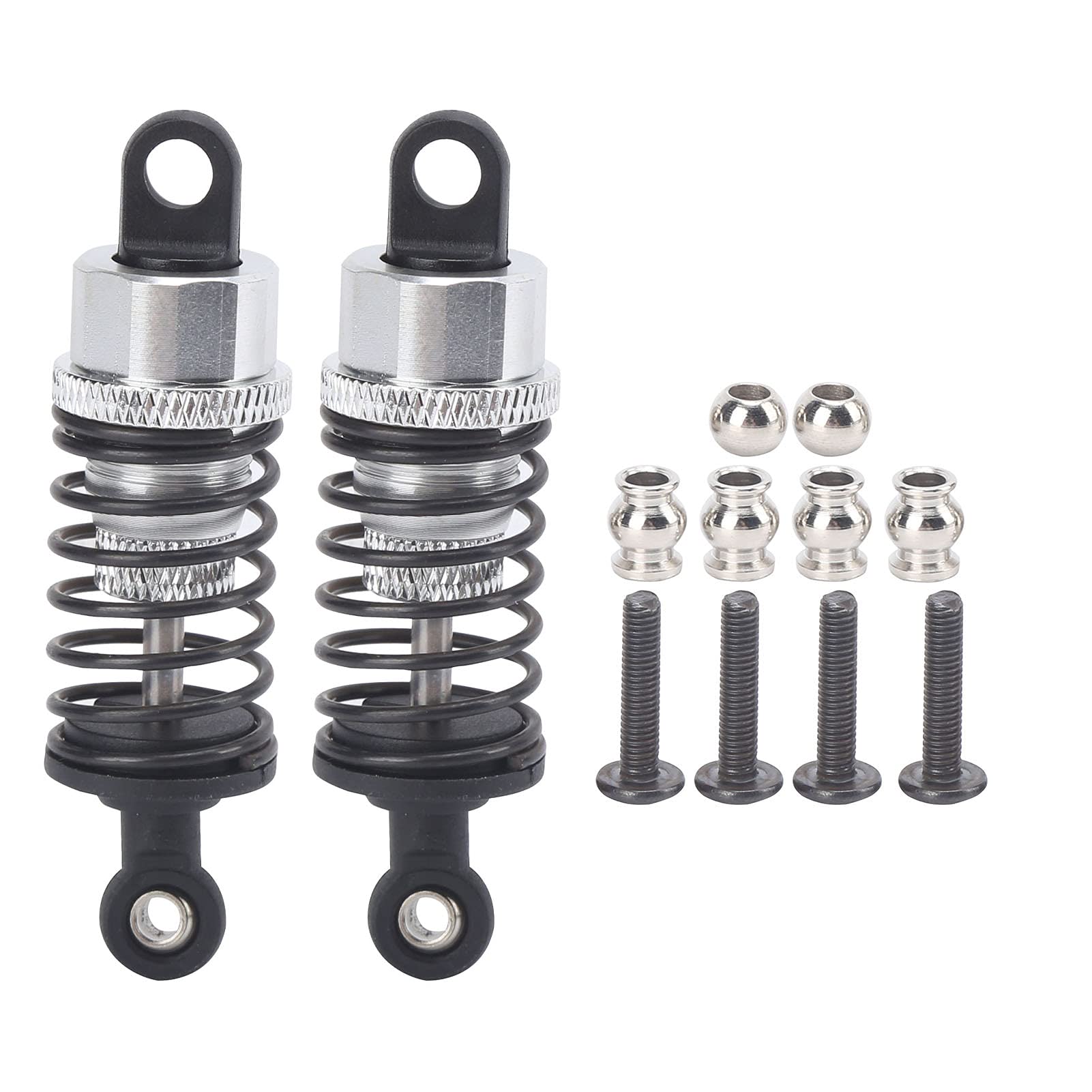 VGEBY 2Pcs 63mm Aluminum RC Shock Absorber Damper for TRAXXAS Slash 2WD - Upgrade Parts for Off-Road Racing & Bashing Performance