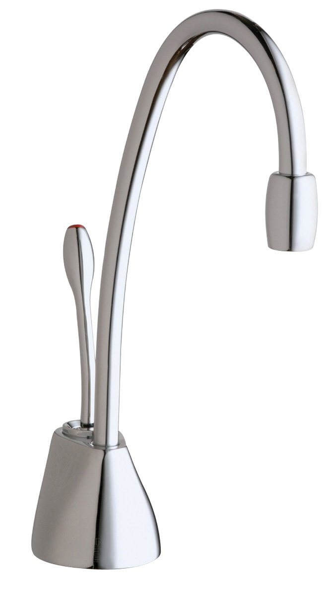 InSinkErator F-GN1100C Contemporary Instant Hot Water Dispenser Faucet - Chrome Finish for Kitchen Sink | Perfect for Coffee, Tea & Cooking
