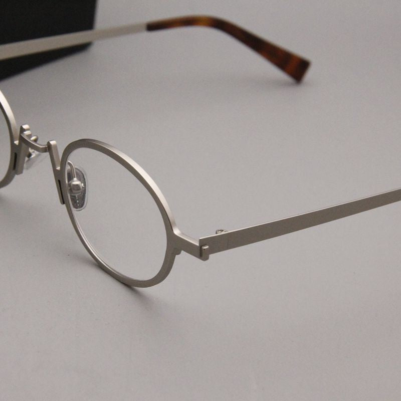 Stylish Metal Oval Glasses Frames V01 - Lightweight & Durable Eyewear for Men & Women - Perfect for Reading, Driving & Fashion Accessories