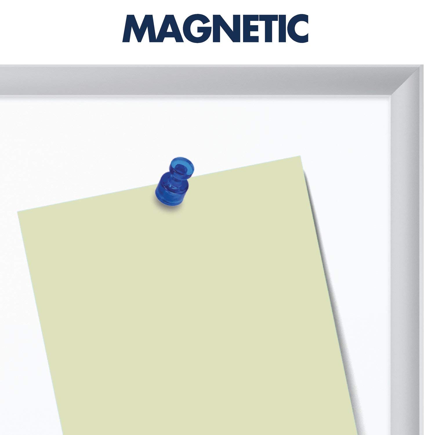 Quartet Magnetic Dry Erase Whiteboard 3' x 2' - Nano-Clean Stain-Resistant Surface with Silver Aluminum Frame (SM533) - Perfect for Office, Classroom & Home Use