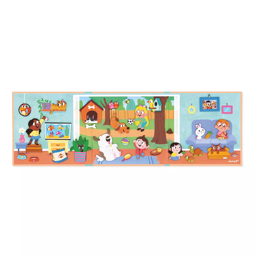 Magnetic Story Blocks for Kids - Fun Pet-Themed Educational Toys for Learning & Play | Perfect for Preschool, Classroom & Home Activities