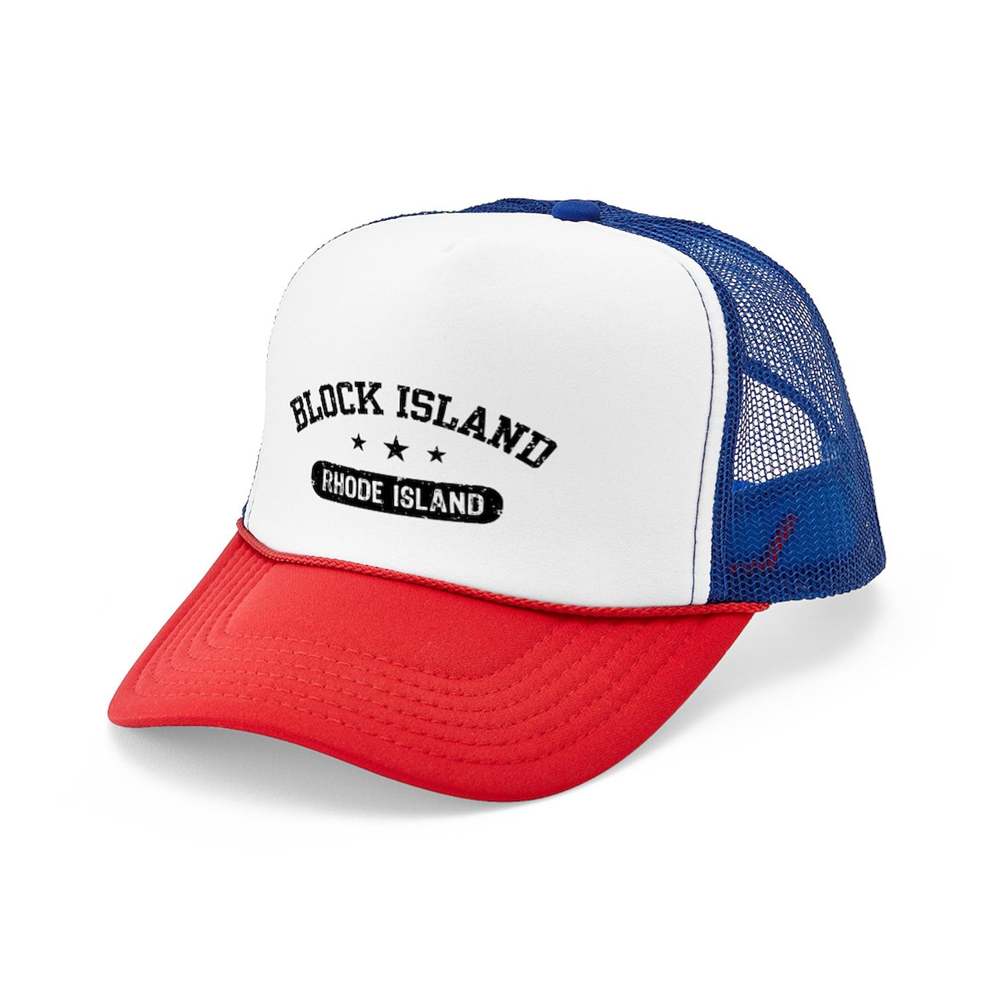 Block Island Adjustable Snapback Trucker Hat for Men & Women - Stylish & Comfortable Baseball Cap for Outdoor Activities, Travel, and Casual Wear