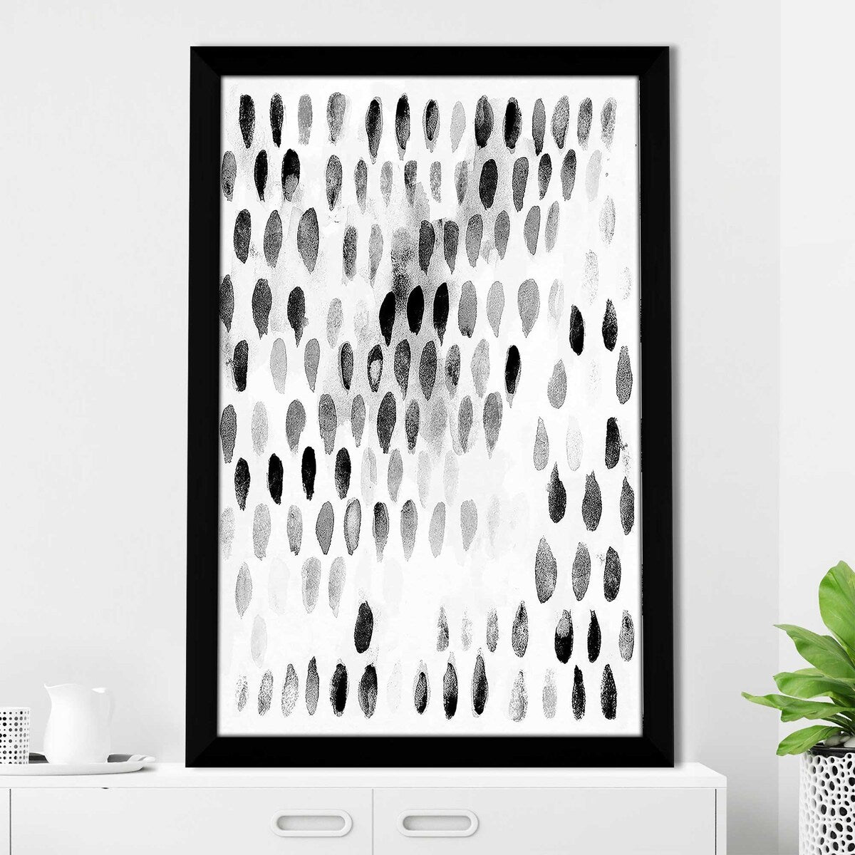 Black Spots Pattern Acrylic Sheet - Decorative Wall Art, DIY Crafts, and Home Décor for Modern Interiors