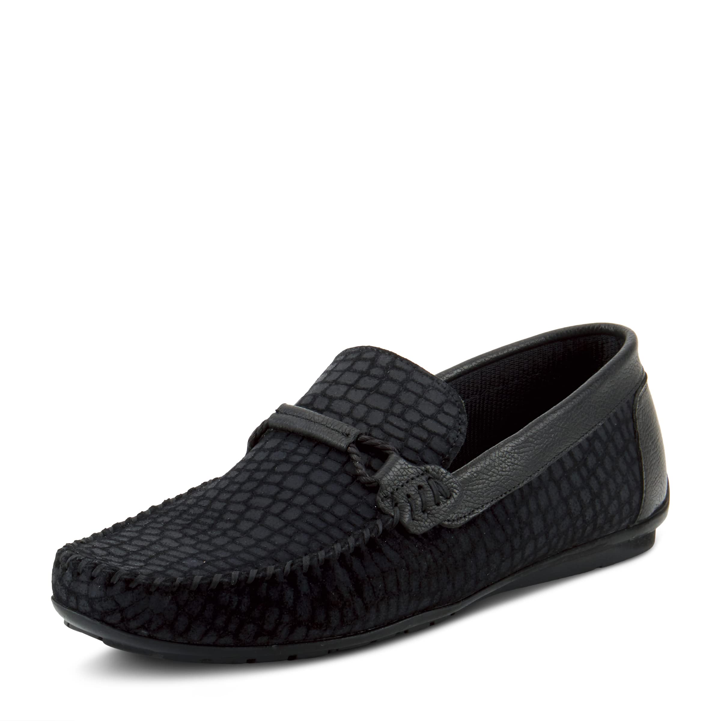 Spring Step Men's Luciano Slip-On Loafers - Comfortable Casual Shoes for Walking, Travel & Work (Office, Driving, Daily Wear)